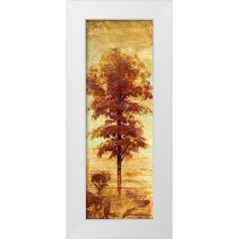 Early Autumn Chill I White Modern Wood Framed Art Print by Marcon, Michael