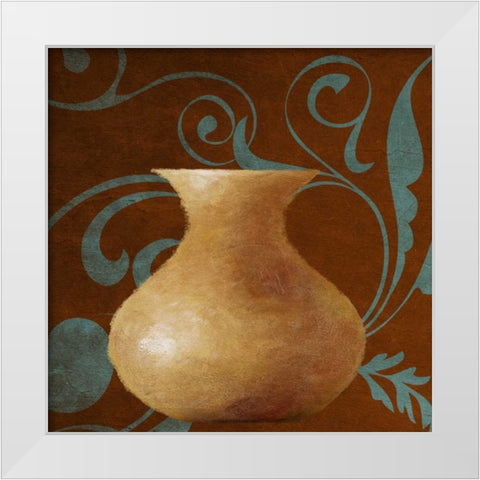 Roma Vessel III White Modern Wood Framed Art Print by Loreth, Lanie