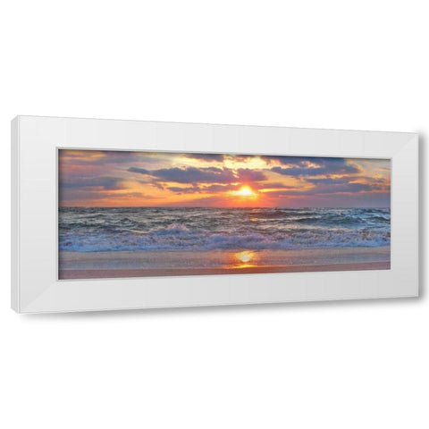 La Isla Bonita II White Modern Wood Framed Art Print by Rodriguez, Jairo