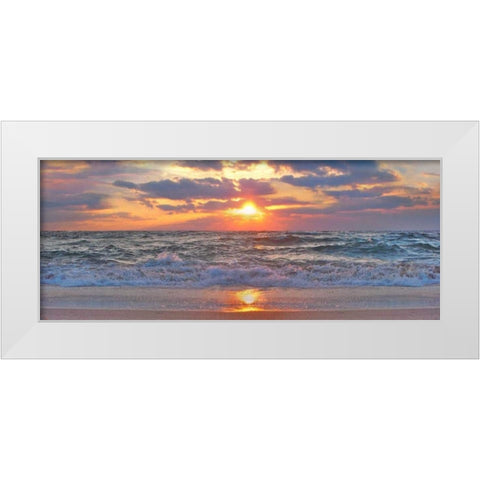 La Isla Bonita II White Modern Wood Framed Art Print by Rodriguez, Jairo