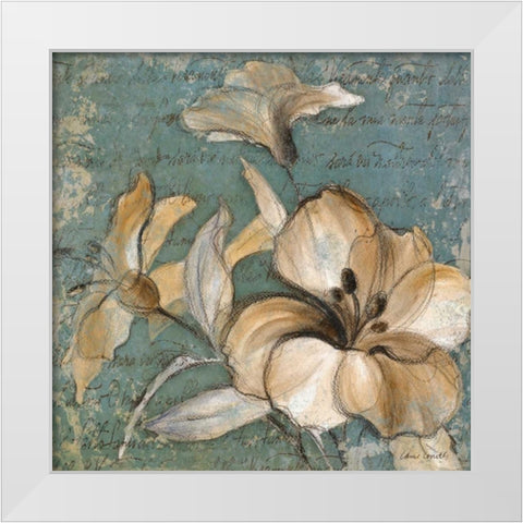 Whisper of Light I White Modern Wood Framed Art Print by Loreth, Lanie