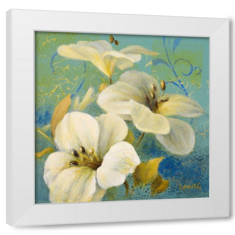 Bahama Breeze II White Modern Wood Framed Art Print by Loreth, Lanie