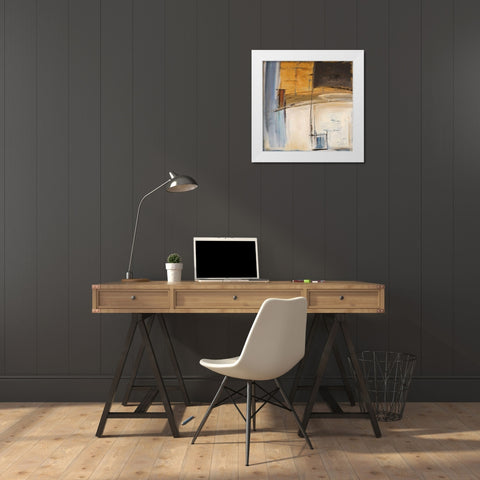 Eureka I White Modern Wood Framed Art Print by Pinto, Patricia