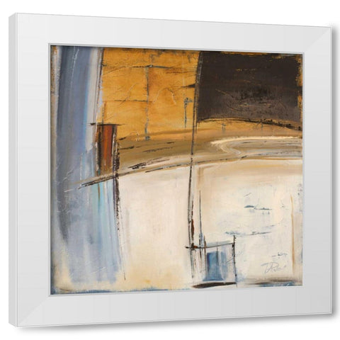 Eureka I White Modern Wood Framed Art Print by Pinto, Patricia
