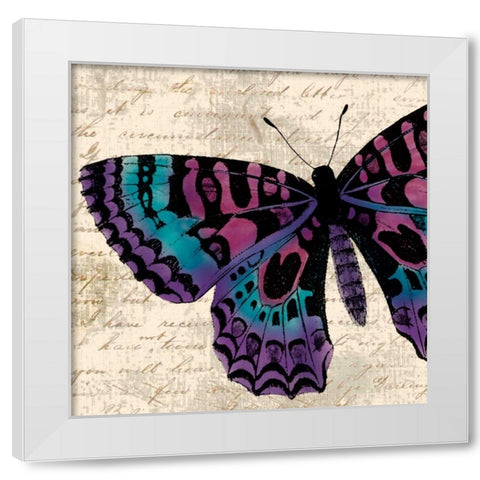 Jewel Dreams I White Modern Wood Framed Art Print by Medley, Elizabeth