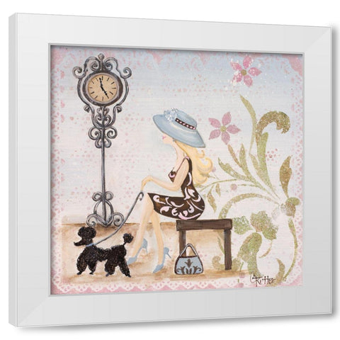 Central Park II White Modern Wood Framed Art Print by Ritter, Gina