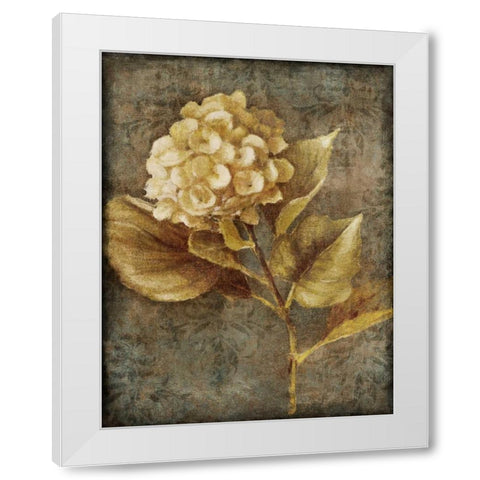 Antique Hydrangea II White Modern Wood Framed Art Print by Loreth, Lanie