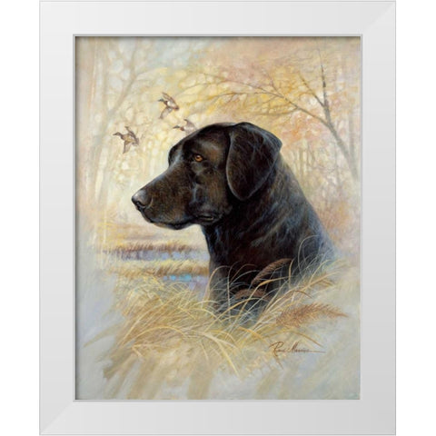 Devoted Friend White Modern Wood Framed Art Print by Manning, Ruane