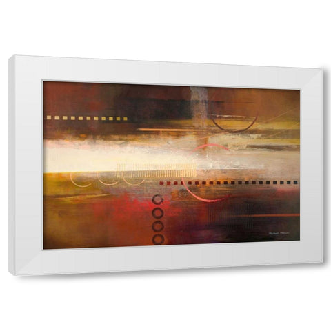 Force Ten I White Modern Wood Framed Art Print by Marcon, Michael