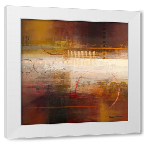 Force Ten II White Modern Wood Framed Art Print by Marcon, Michael