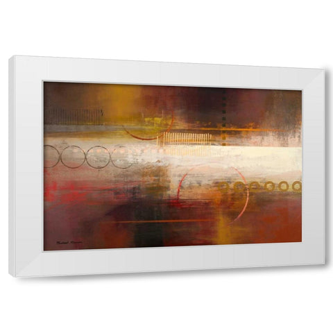 Force Ten II White Modern Wood Framed Art Print by Marcon, Michael