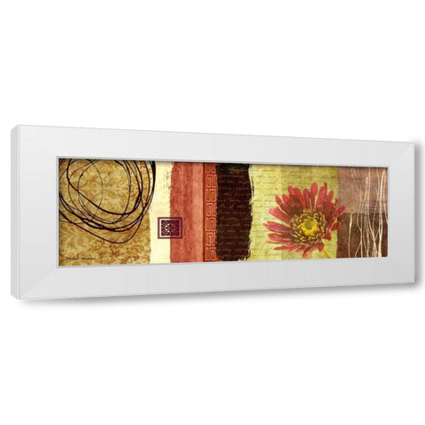 Delightful I White Modern Wood Framed Art Print by Marcon, Michael