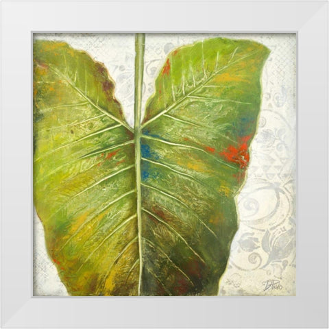 Mafafa I White Modern Wood Framed Art Print by Pinto, Patricia