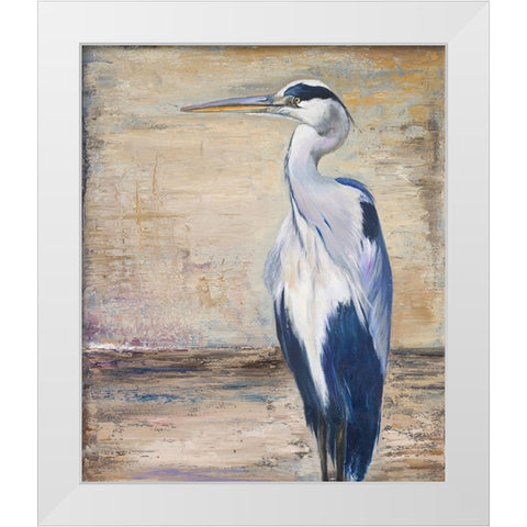 Tropic Heron 11 White Modern Wood Framed Art Print by Pinto, Patricia