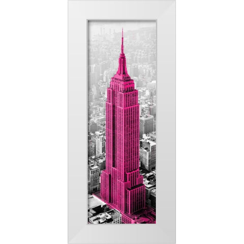 Empire State of Mind White Modern Wood Framed Art Print by Lake, Shelley