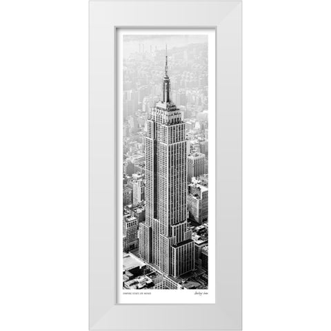 Empire State of Mind White Modern Wood Framed Art Print by Lake, Shelley