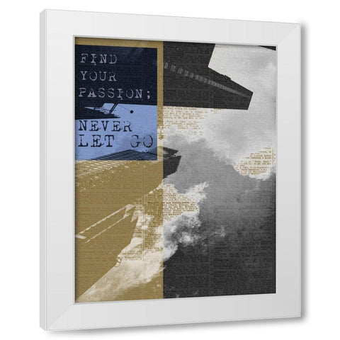 City Inspired I White Modern Wood Framed Art Print by Lake, Shelley