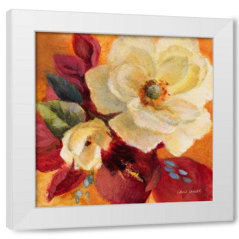 Billowing Blooms II White Modern Wood Framed Art Print by Loreth, Lanie