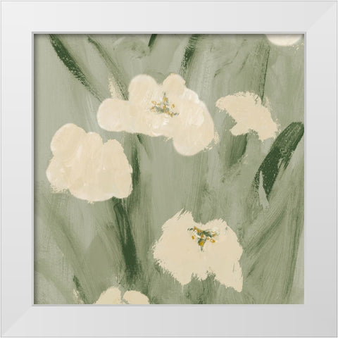 Peaceful Summer II White Modern Wood Framed Art Print by Loreth, Lanie