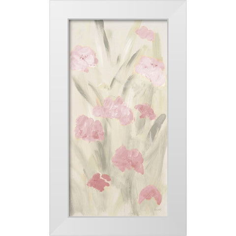Calm Flowers II White Modern Wood Framed Art Print by Loreth, Lanie
