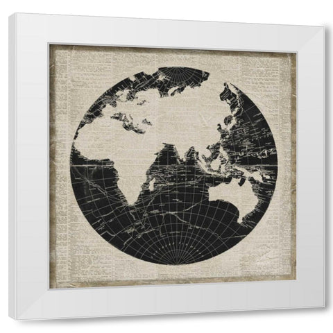 World News II White Modern Wood Framed Art Print by Medley, Elizabeth