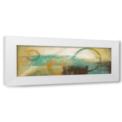 Colorful Sunrise I White Modern Wood Framed Art Print by Marcon, Michael