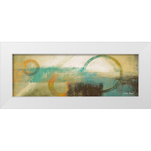 Colorful Sunrise I White Modern Wood Framed Art Print by Marcon, Michael