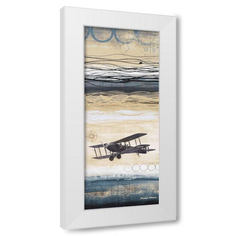 Through the Wind II White Modern Wood Framed Art Print by Marcon, Michael