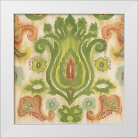 Transitions with Border II White Modern Wood Framed Art Print by Pinto, Patricia