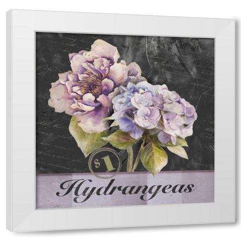 Flower Shop II White Modern Wood Framed Art Print by Pinto, Patricia