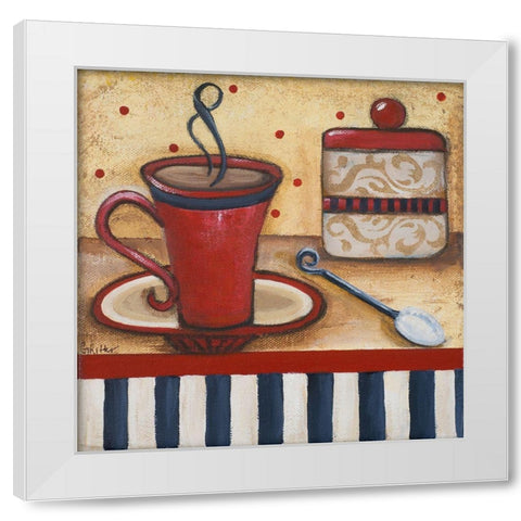 Grannys Kitchen I White Modern Wood Framed Art Print by Ritter, Gina