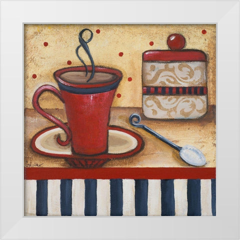 Grannys Kitchen I White Modern Wood Framed Art Print by Ritter, Gina