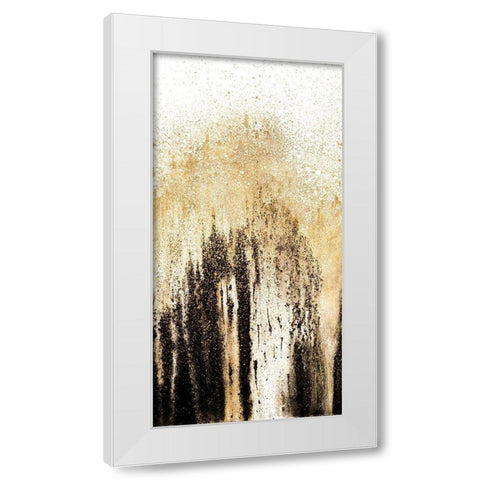 Golden Woods White Modern Wood Framed Art Print by Gonzalez, Roberto