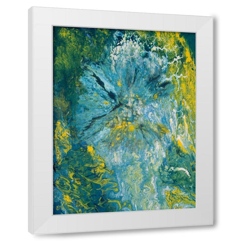 The Sea I White Modern Wood Framed Art Print by Gonzalez, Roberto