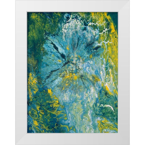 The Sea I White Modern Wood Framed Art Print by Gonzalez, Roberto