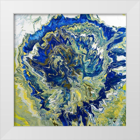 Tropical Storm II White Modern Wood Framed Art Print by Gonzalez, Roberto