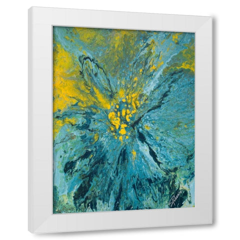 The Sea II White Modern Wood Framed Art Print by Gonzalez, Roberto