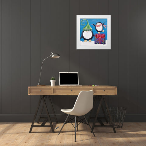 Paddison and Friends I White Modern Wood Framed Art Print by Ritter, Gina