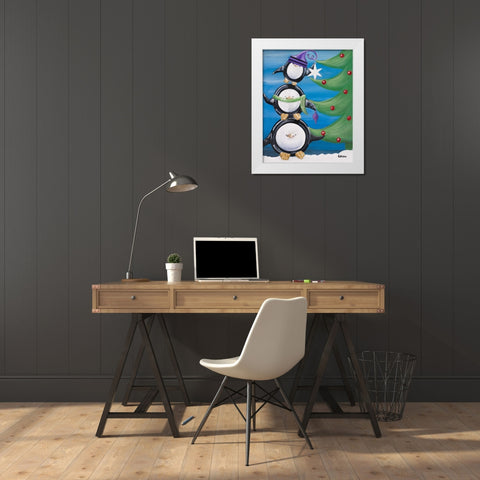 Paddison and Friends IV White Modern Wood Framed Art Print by Ritter, Gina
