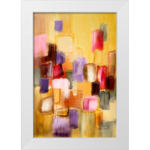 Sonata II White Modern Wood Framed Art Print by Loreth, Lanie