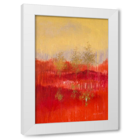 Through the Trees II White Modern Wood Framed Art Print by Loreth, Lanie