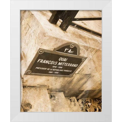 French Street II White Modern Wood Framed Art Print by Navas, Emily