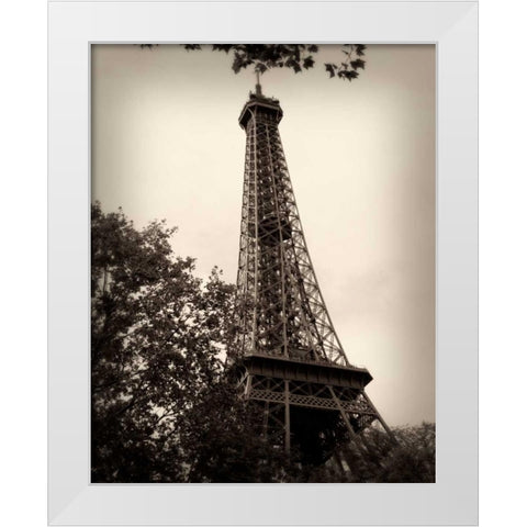 Last Day in Paris II White Modern Wood Framed Art Print by Navas, Emily