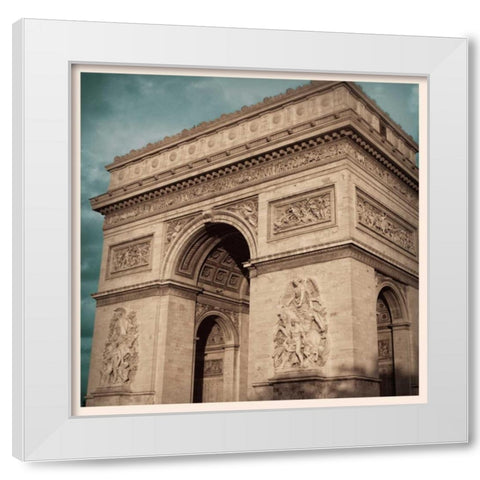 Last Day in Paris II White Modern Wood Framed Art Print by Navas, Emily