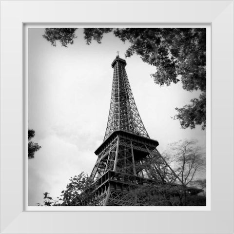 Last Day in Paris White Modern Wood Framed Art Print by Navas, Emily