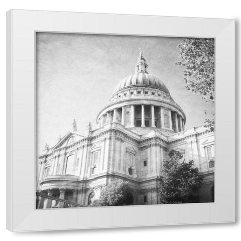 London Sights III White Modern Wood Framed Art Print by Navas, Emily