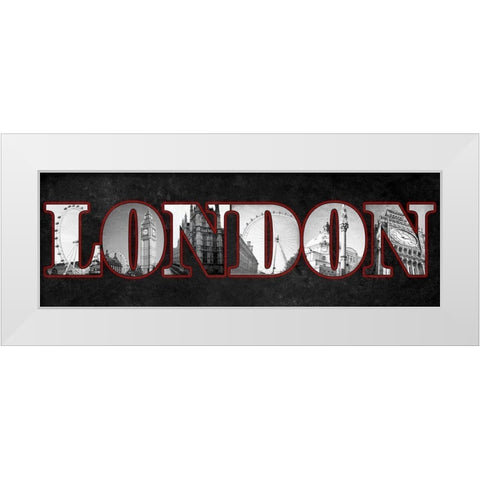 London White Modern Wood Framed Art Print by Navas, Emily