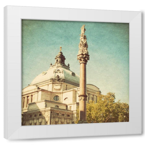 London Sights IV White Modern Wood Framed Art Print by Navas, Emily