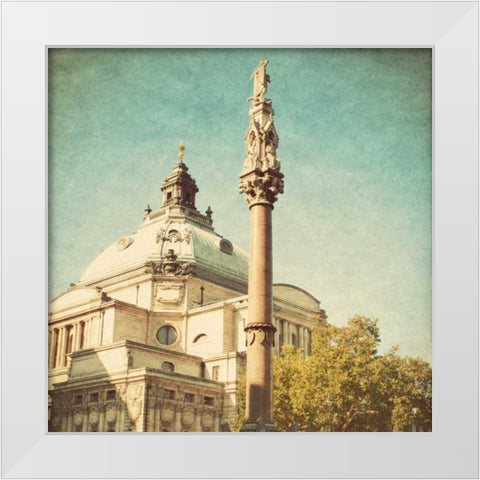 London Sights IV White Modern Wood Framed Art Print by Navas, Emily