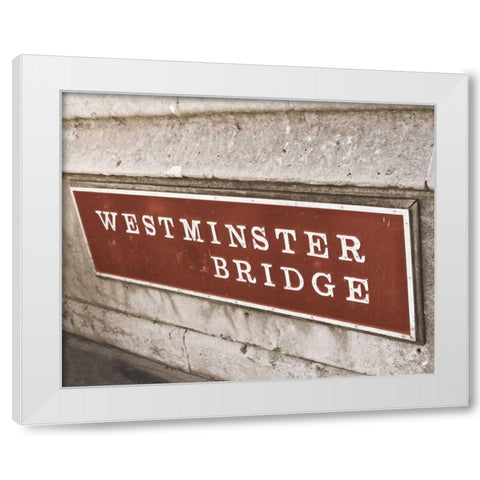London II White Modern Wood Framed Art Print by Navas, Emily